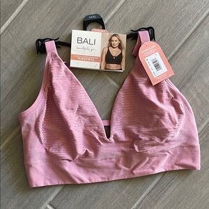 Bali Wirefree Lightly Lined Bralette in Dusty Pink